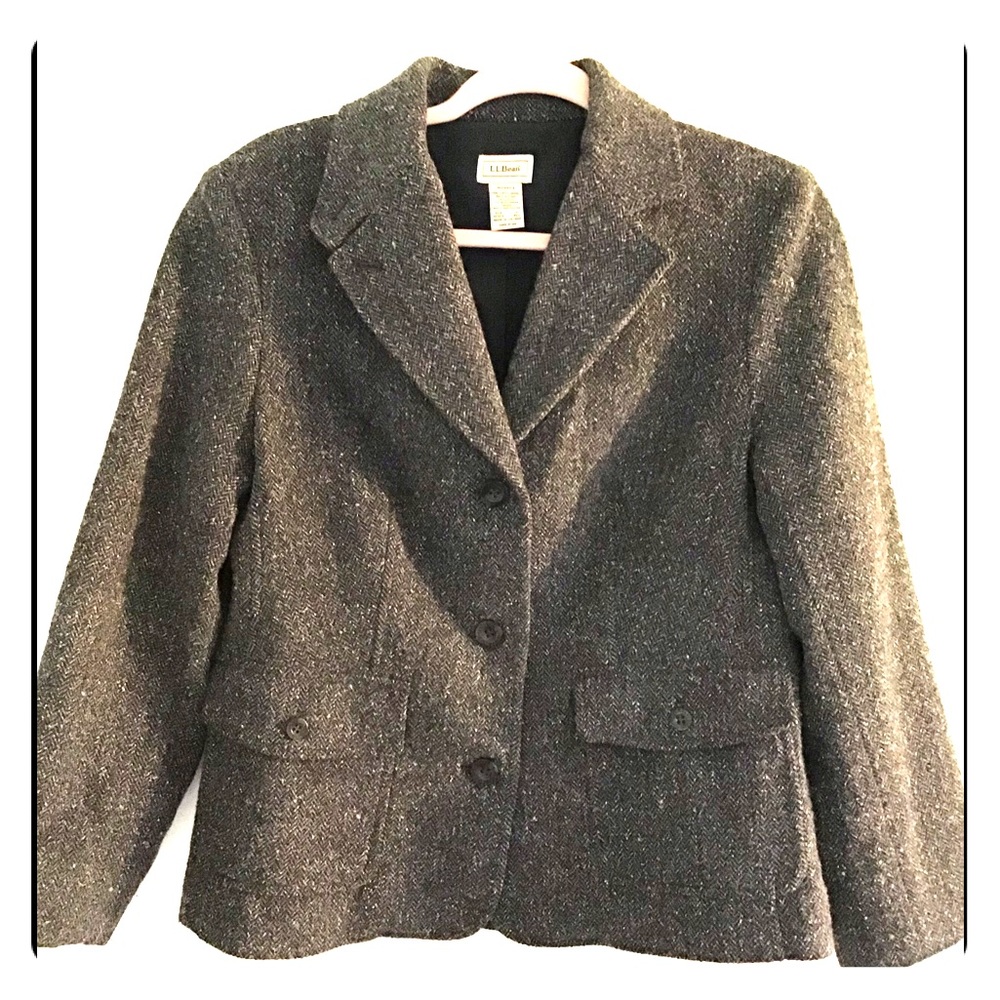 L.L. BEAN Herringbone BLAZER